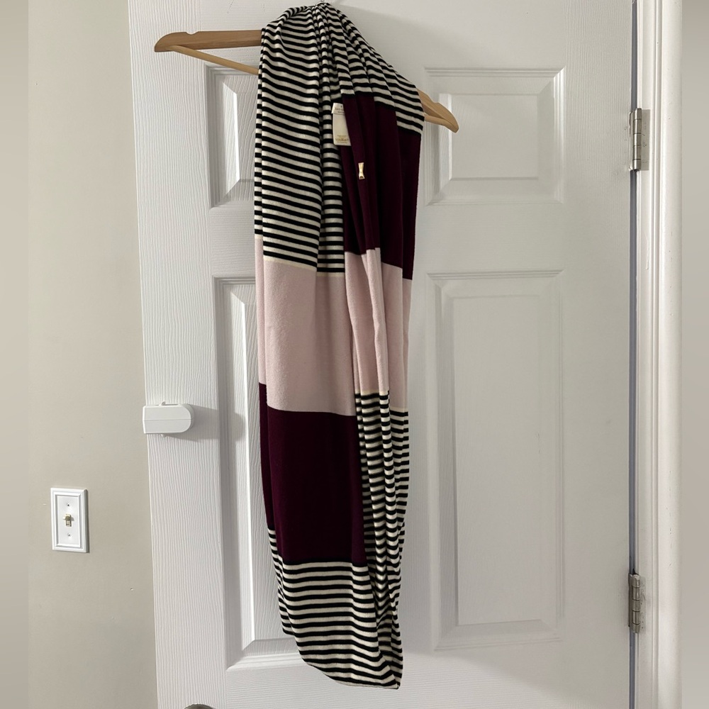 Kate Spade Colorblock Striped Scarf